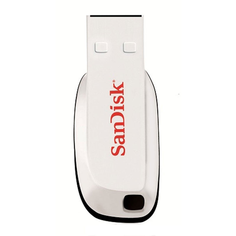 SanDisk SDCZ50C-016G-B35W 16 GB Cruzer Blade USB 2.0 Flash Drive - White ( Standard Packaging