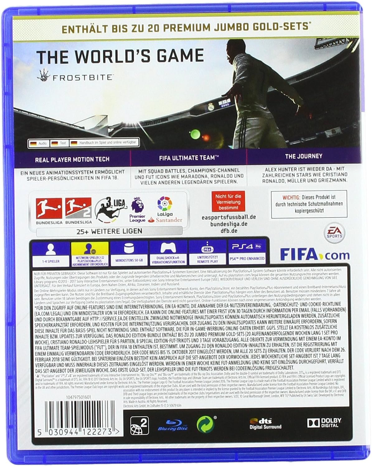 FIFA 18 - Ronaldo Edition - PlayStation 4
