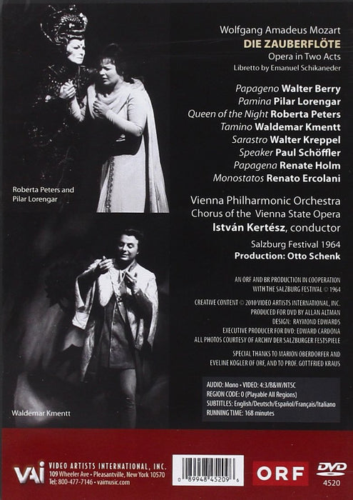 Die Zauberflöte: Salzburg Festival (Kertész)