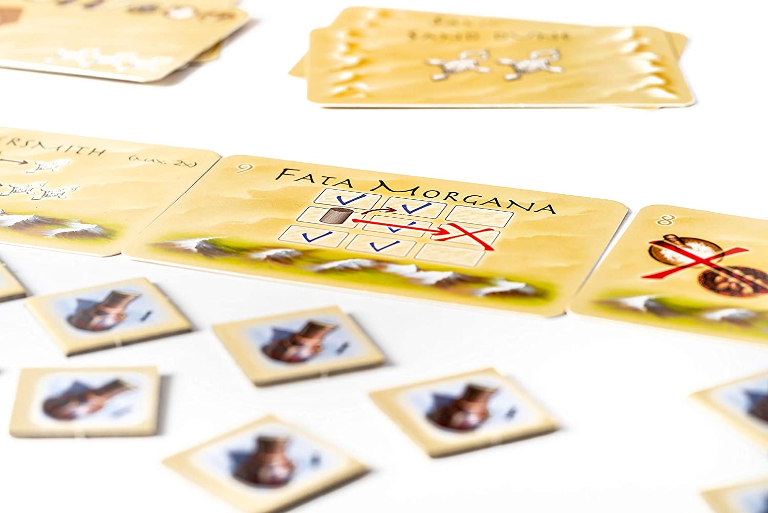 Thames & Kosmos, 692643, Targi: The Expansion, Two Nomadic Tribes Compete for Trade Routes, Expansion Game, Competitive Strategy Game, 2 Players, Ages 12+