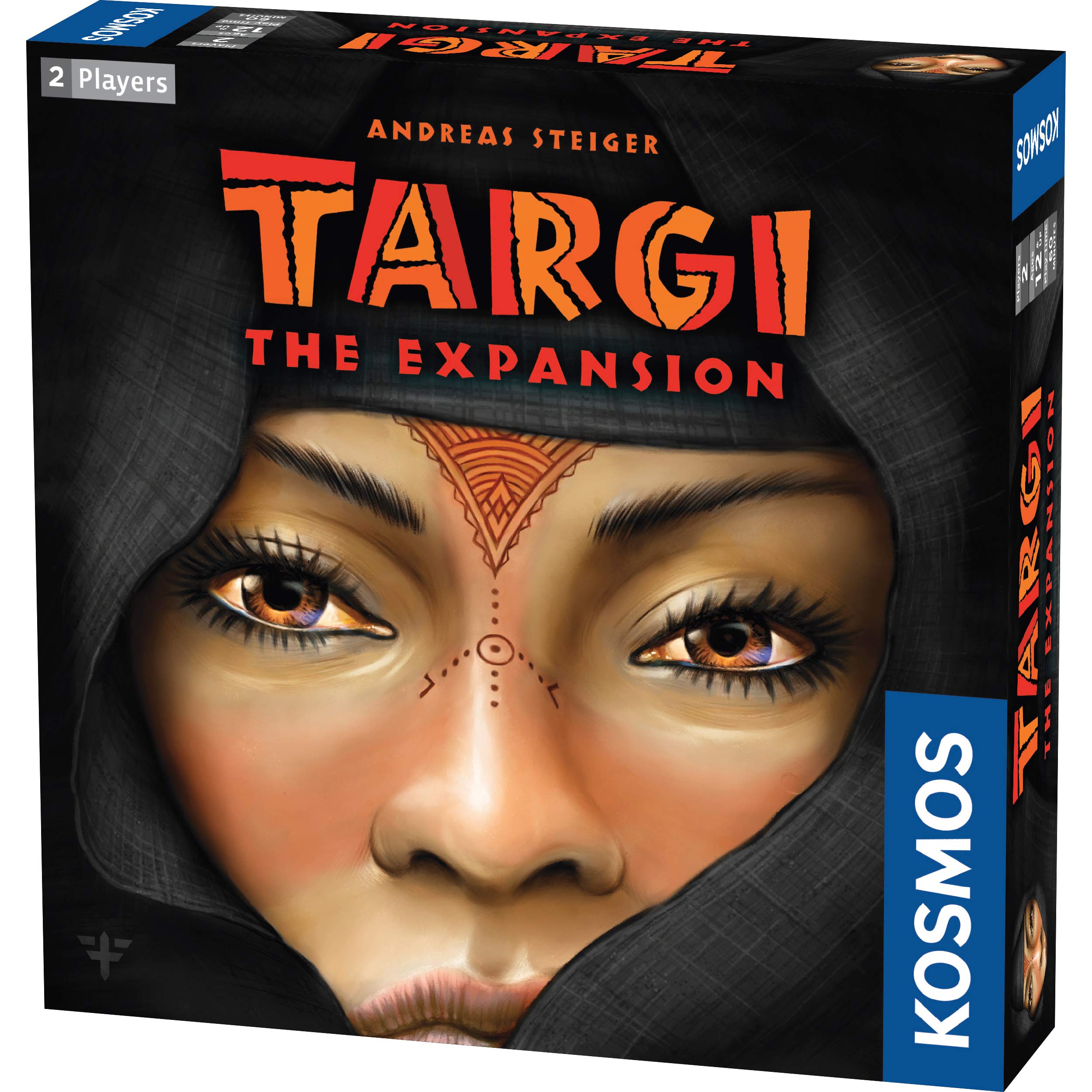 Thames & Kosmos, 692643, Targi: The Expansion, Two Nomadic Tribes Compete for Trade Routes, Expansion Game, Competitive Strategy Game, 2 Players, Ages 12+