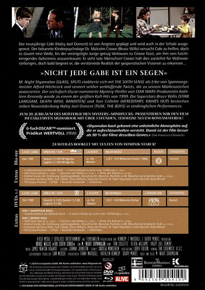 The Sixth Sense - Nicht jede Gabe ist ein Segen - Mediabook - Special Edition (+ 2 DVDs) (Filmjuwelen)