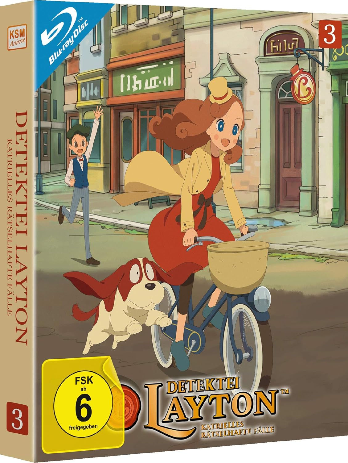 Detektei Layton - Katrielles rätselhafte Fälle. Vol.3, 2 Blu-ray