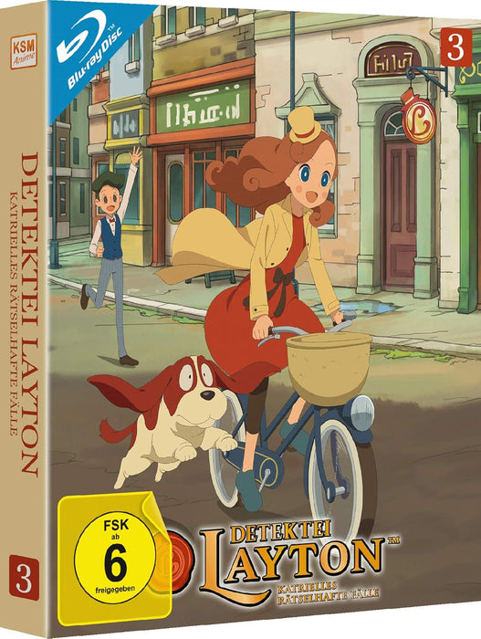Detektei Layton - Katrielles rätselhafte Fälle. Vol.3, 2 Blu-ray