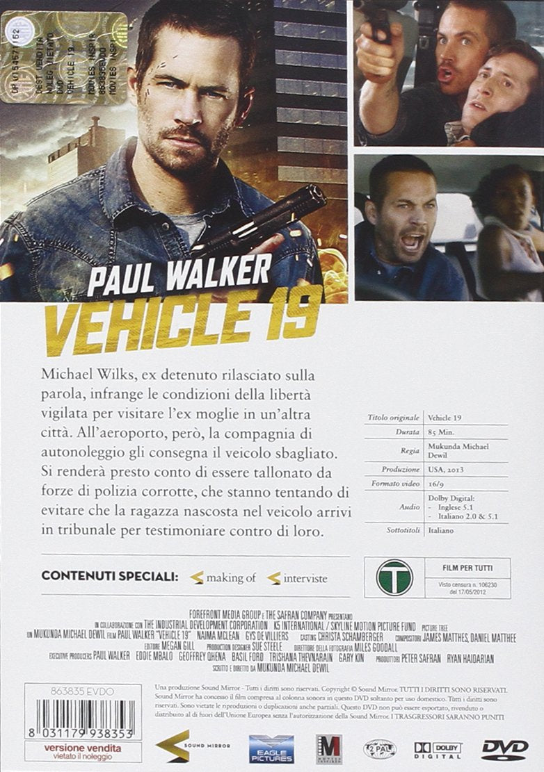 Vehicle 19 - (Italian Import)