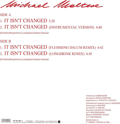 It Isn't Changed