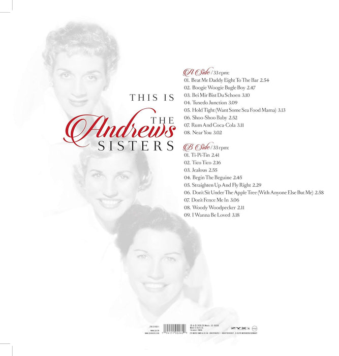 This Is The Andrews Sisters