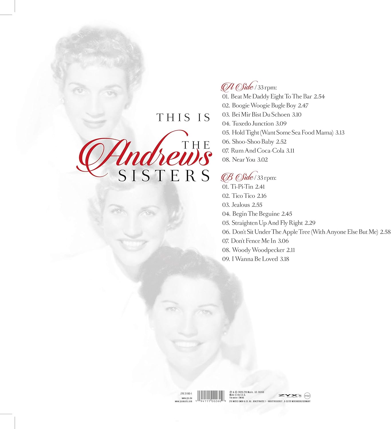 This Is The Andrews Sisters