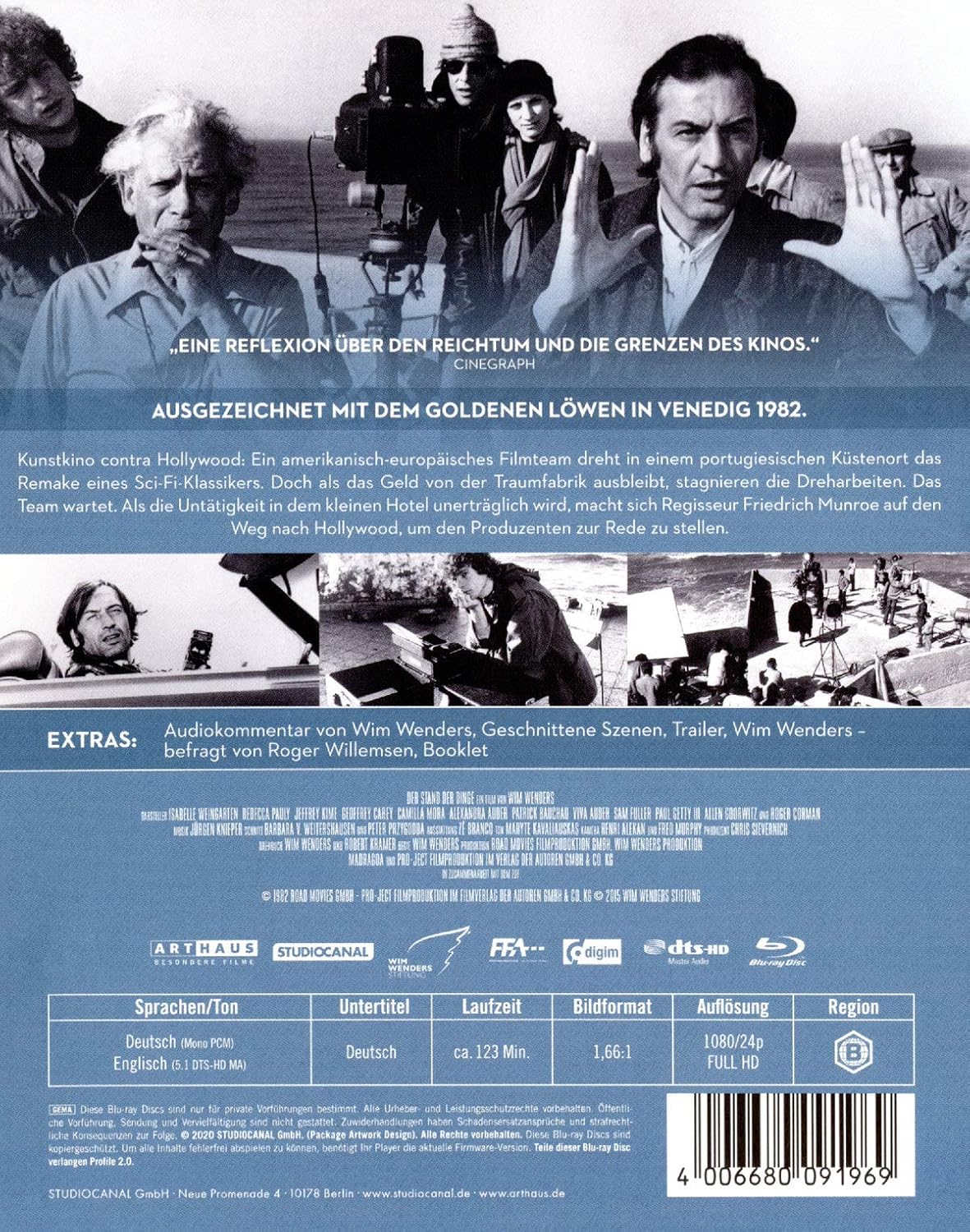 Stand Der Dinge,Der/Blu-Ray
