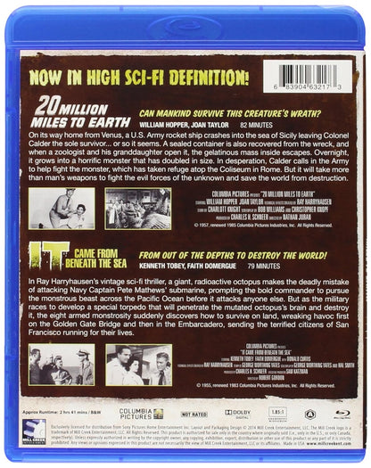 20 Million Miles To Earth / It Came From Beneath The Sea - Ray Harryhausen BD Double Feature