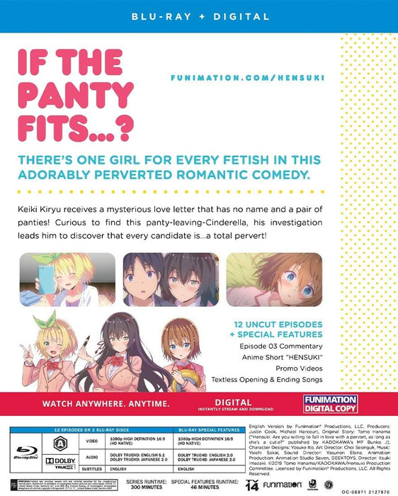 Hensuki: Are You Willing to Fall in Love with a Pervert, as Long as She's a Cutie? - The Complete Series