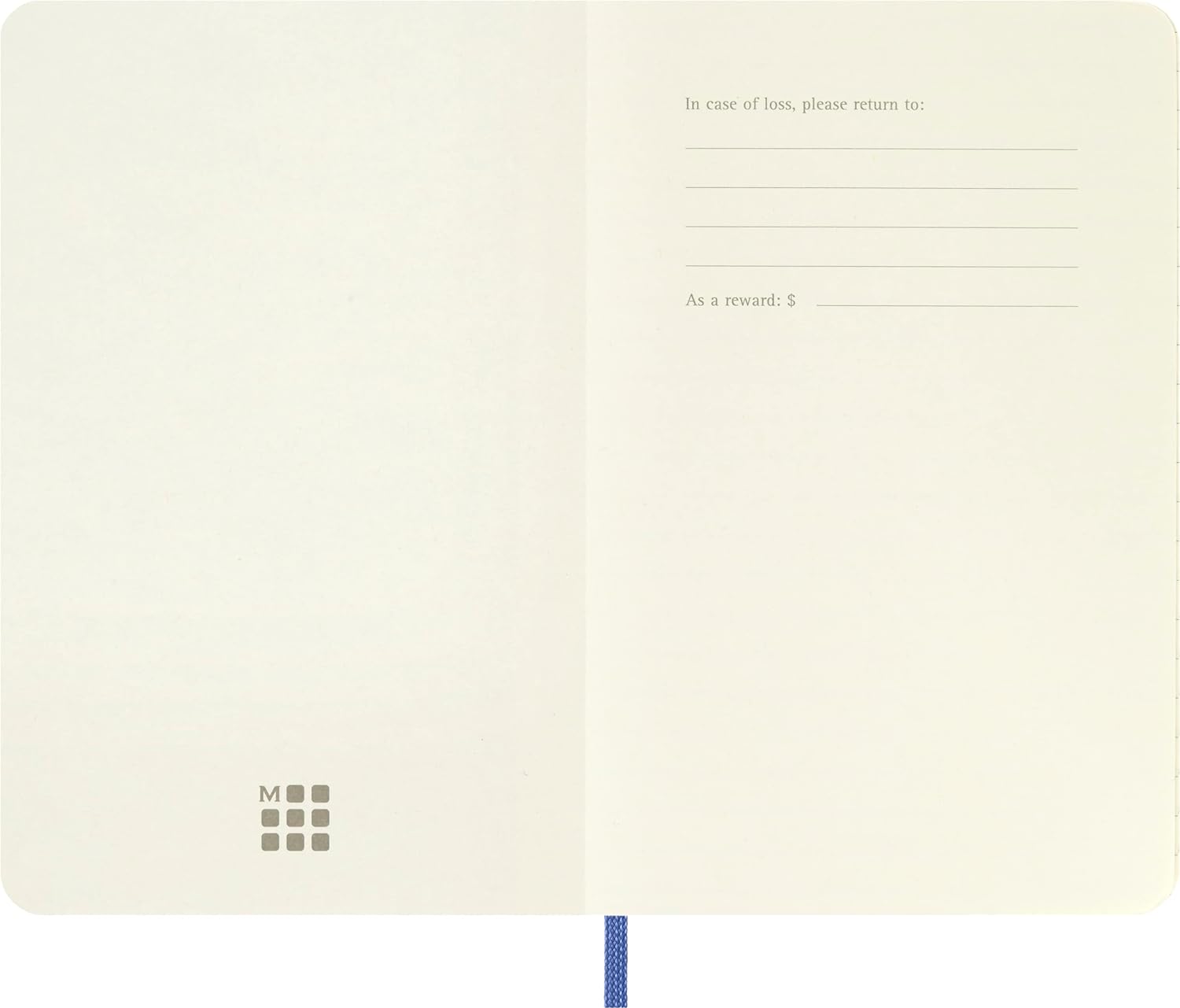 Moleskine - Classic Notebook, Ruled Notebook, Soft Cover and Elastic Closure, Size Pocket 9 x 14 cm, Colour Hydrangea Blue, 192 Pages