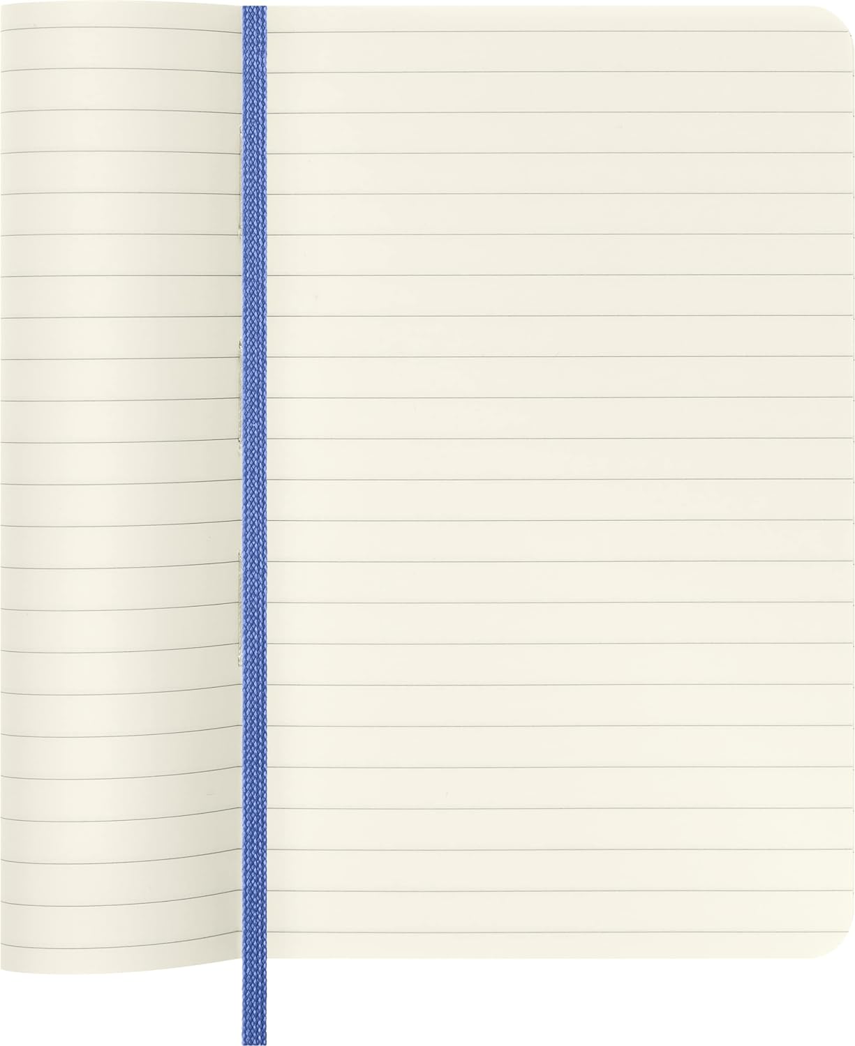 Moleskine - Classic Notebook, Ruled Notebook, Soft Cover and Elastic Closure, Size Pocket 9 x 14 cm, Colour Hydrangea Blue, 192 Pages
