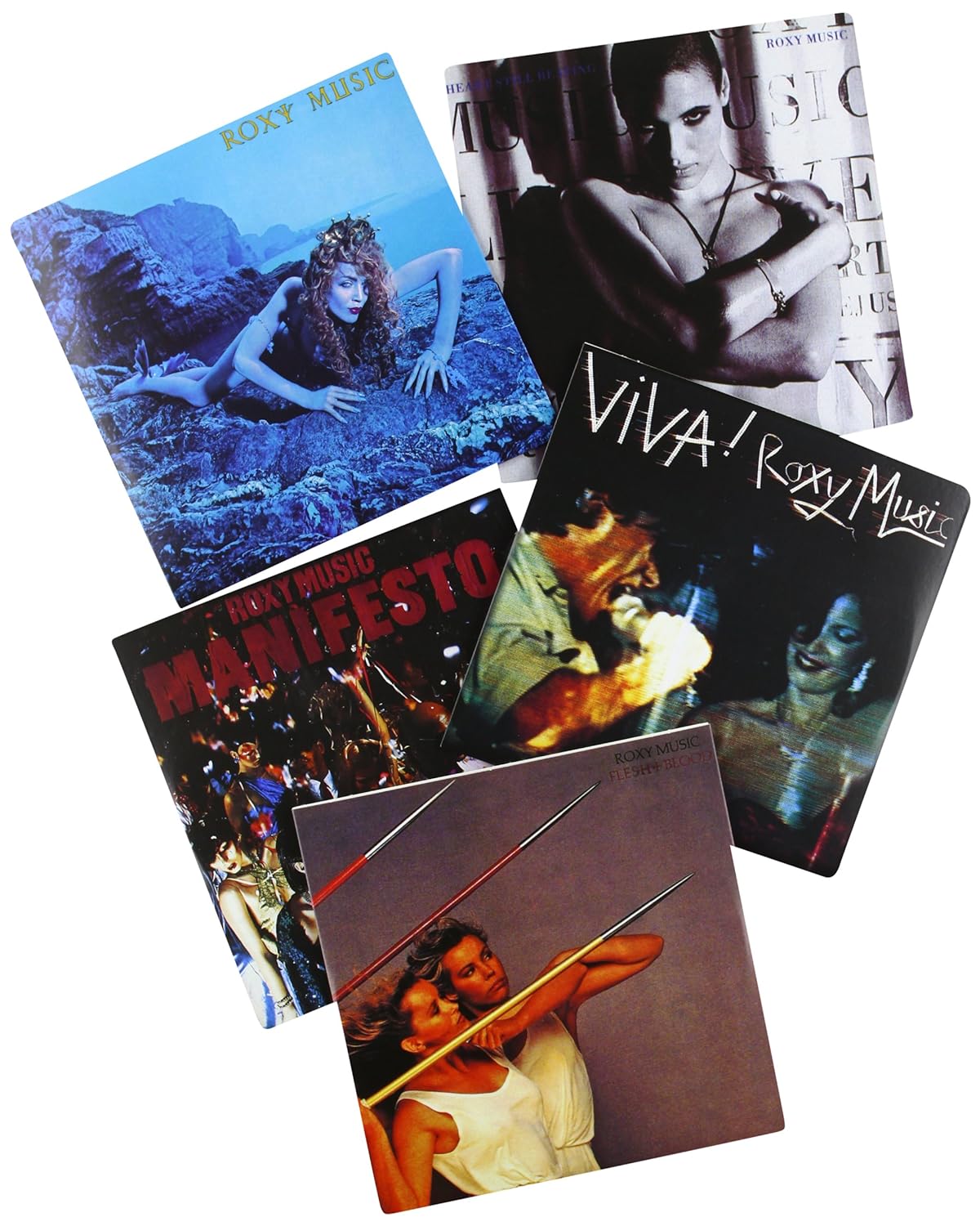 5 Album Set (Siren / Viva Roxy Music / Manifesto / Flesh And Blood / Heart Still Beating