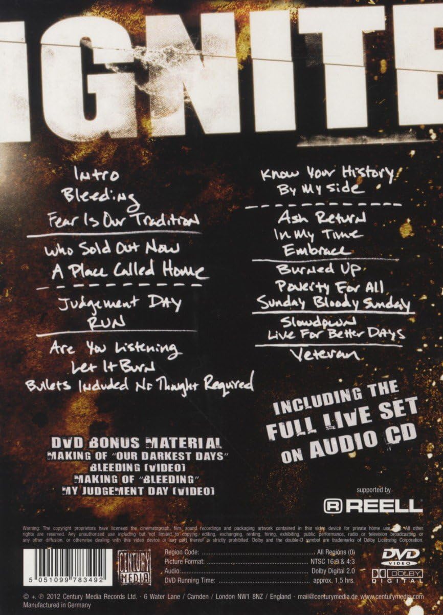 Our Darkest Days Live (Bonus One CD)