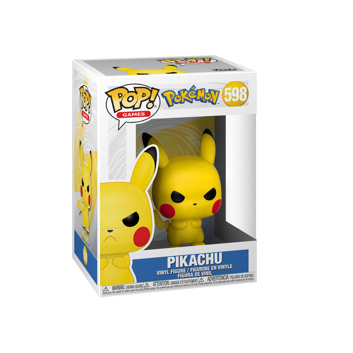Funko Pop! Games: Pokemon - Grumpy Pikachu - Figura in Vinile da Collezione - Idea Regalo - Merchandising Ufficiale - Giocattoli per Bambini e Adulti - Games Fans - Figura per i Collezionisti