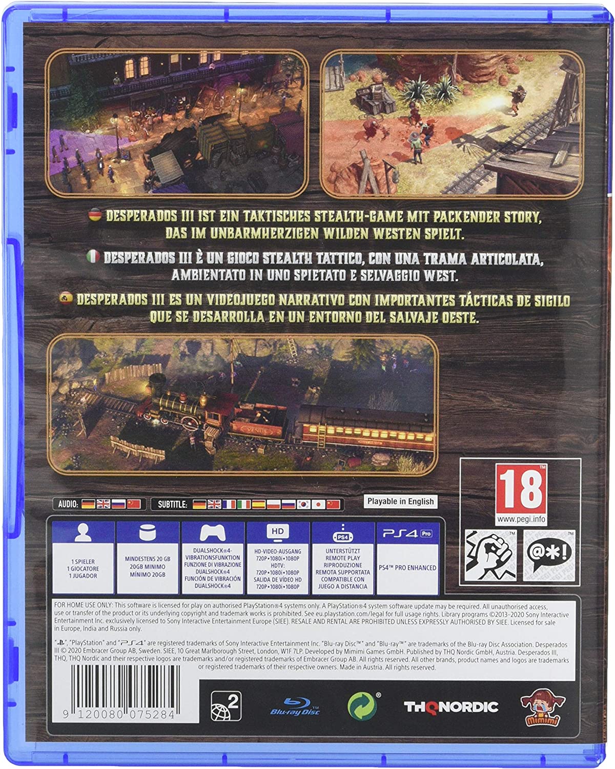Desperados 3 - PS4 (PS4
