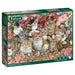 Jumbo, Falcon de luxe - Floral Cats, Jigsaw Puzzles for Adults, 1,000 Piece, 68 x 49 x 1 centimetres