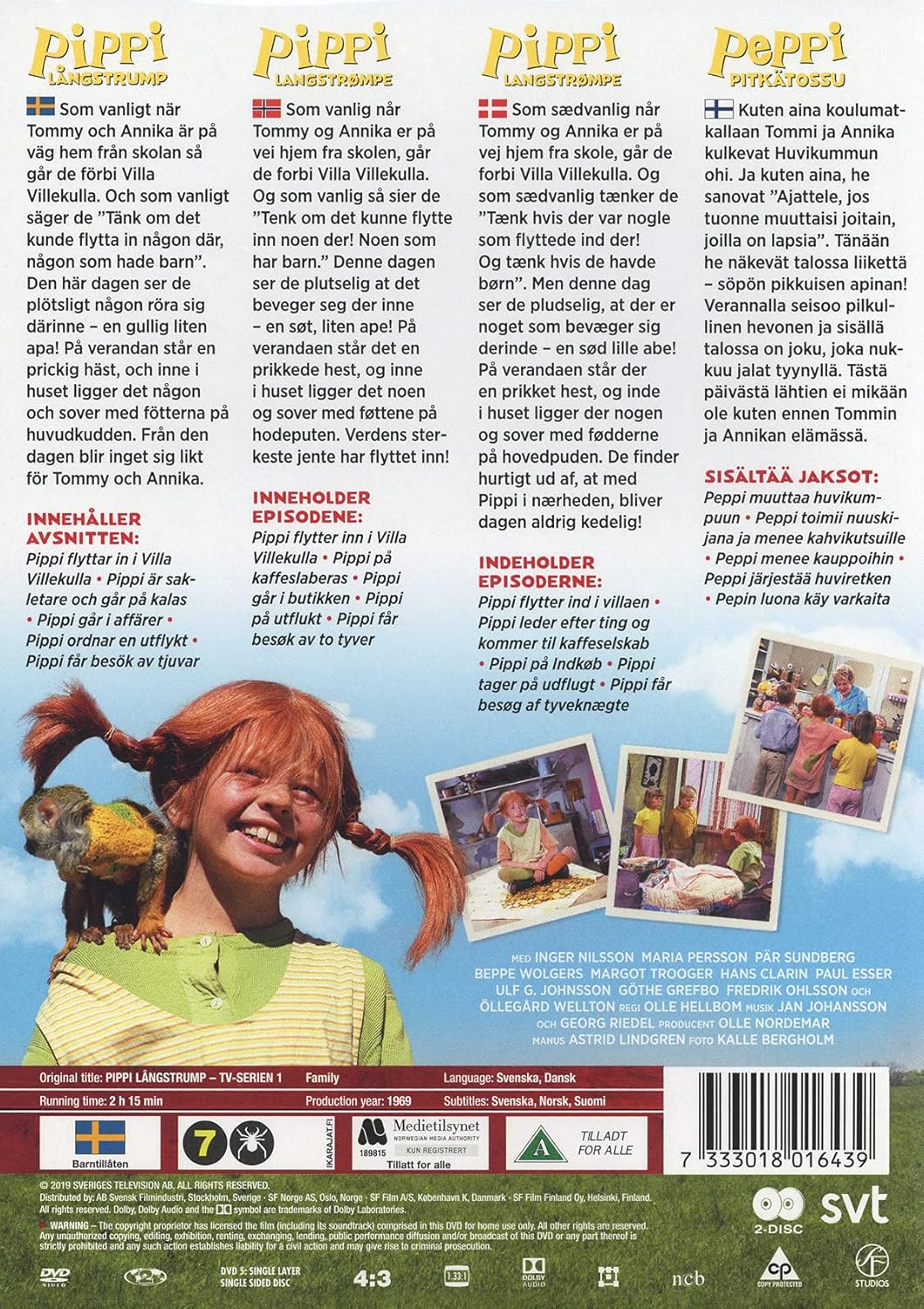 Pippi L?ngstrump Tv-Serie Box 1 (2-Disc) [EU Import]
