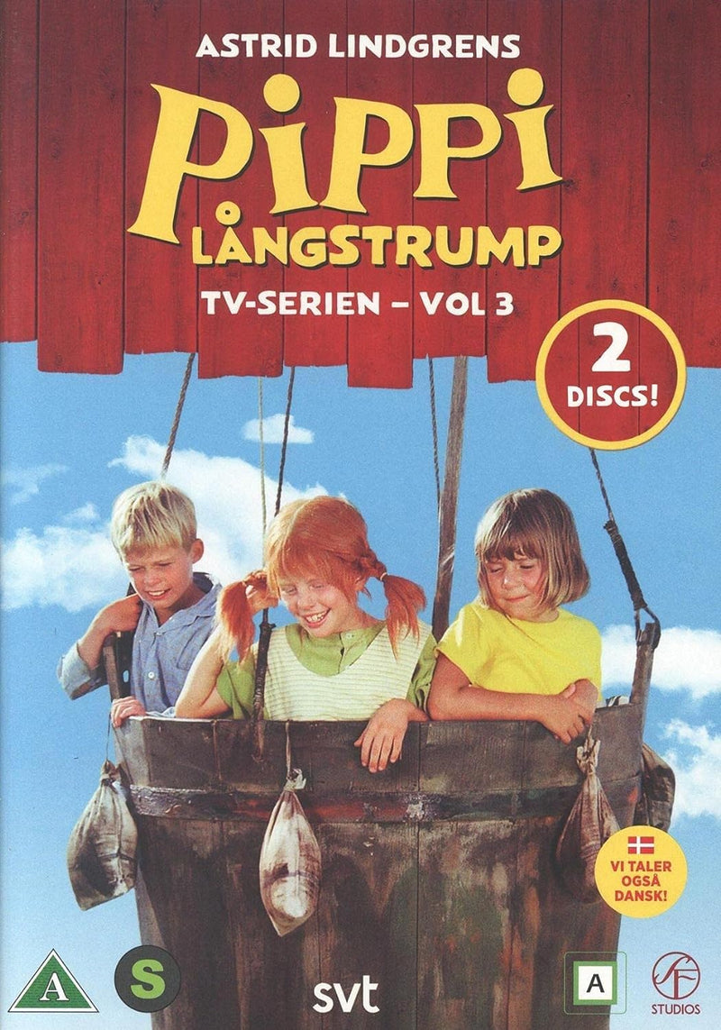 2 DVD Astrid Lindgren SCHWEDISCH/SWEDISH - Pippi Långstrump Langstrumpf TV-Serie Vol. 3