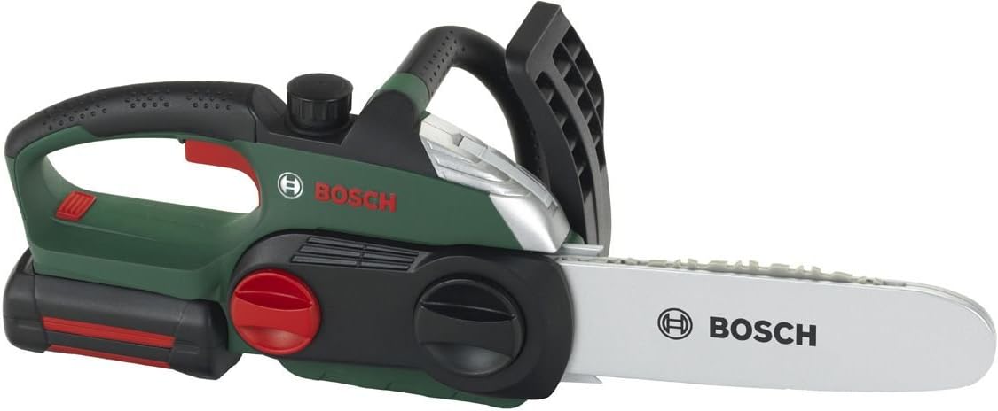 Theo Klein 8399 Bosch Chain Saw I Authentic Replica of the Original I Battery - Powered Saw with Light and Sound Effects I Toy for Children Aged 3 Years and up