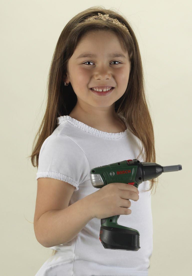 Theo Klein 8399 Bosch Chain Saw I Authentic Replica of the Original I Battery - Powered Saw with Light and Sound Effects I Toy for Children Aged 3 Years and up