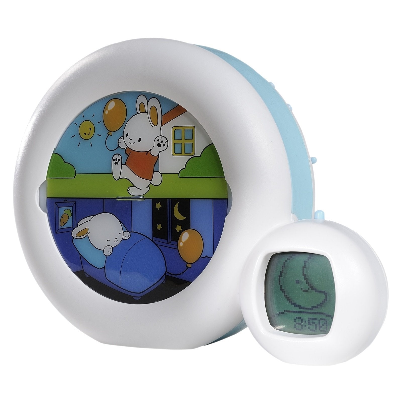 Sveglia educativa giorno-notte 5 in 1 con display per bambini Moon 0-3 anni - Moon