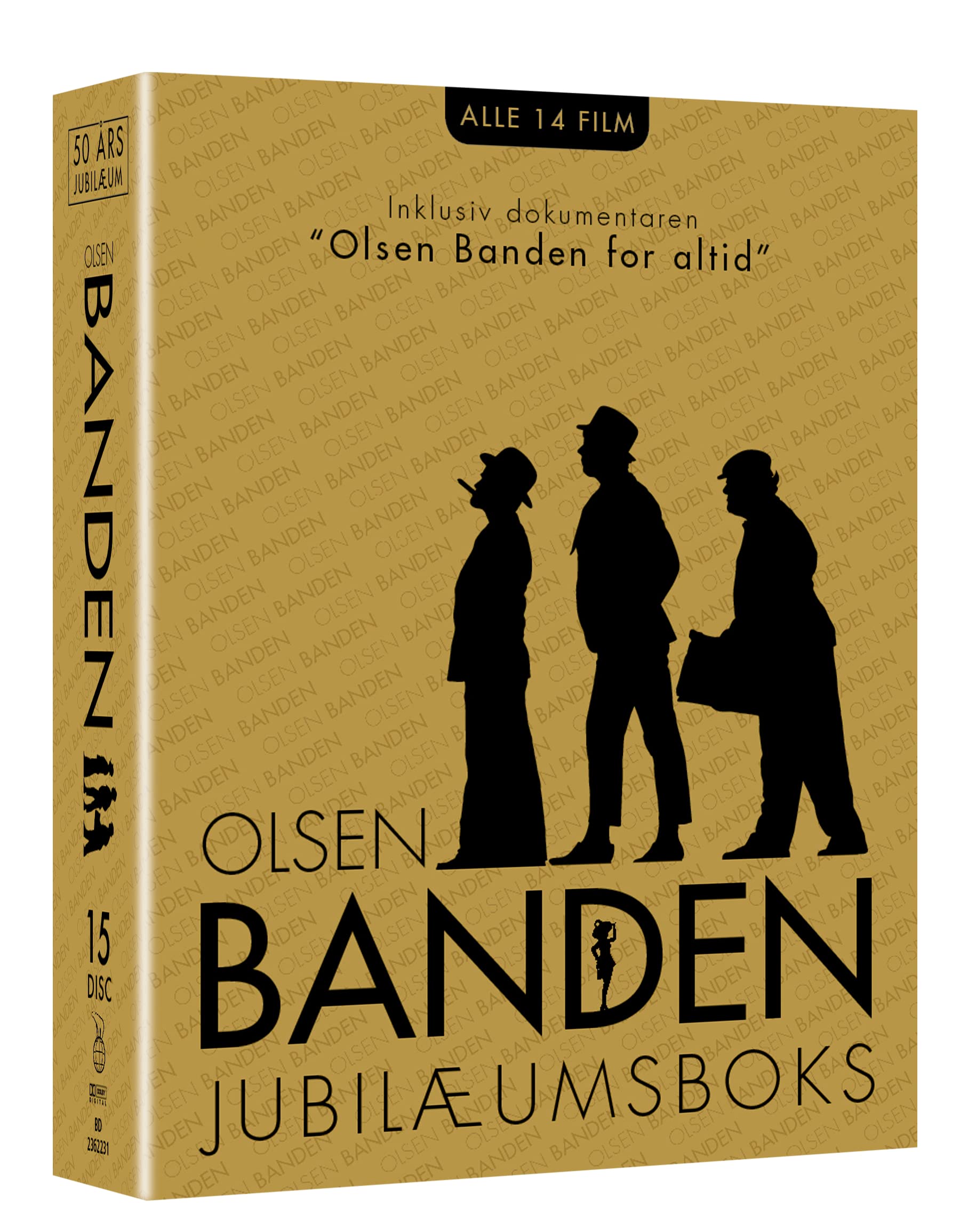 Olsen Banden 50 År Jubilæums Boks (14 Film Samt Bonus)