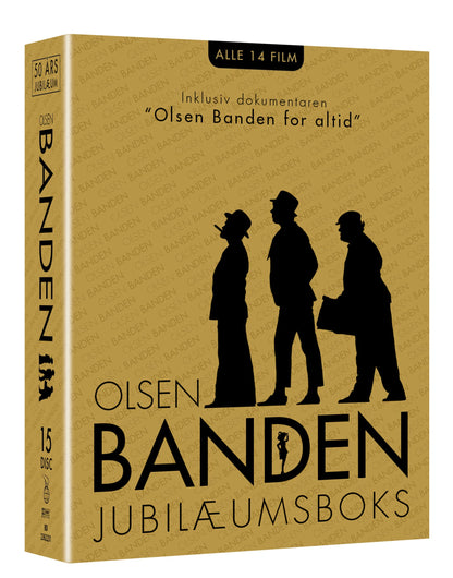 Olsen Banden 50 År Jubilæums Boks (14 Film Samt Bonus)