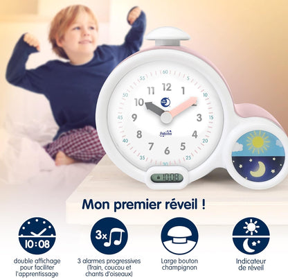 Sveglia educativa analogica e digitale giorno-notte per bambini Clock +5 anni