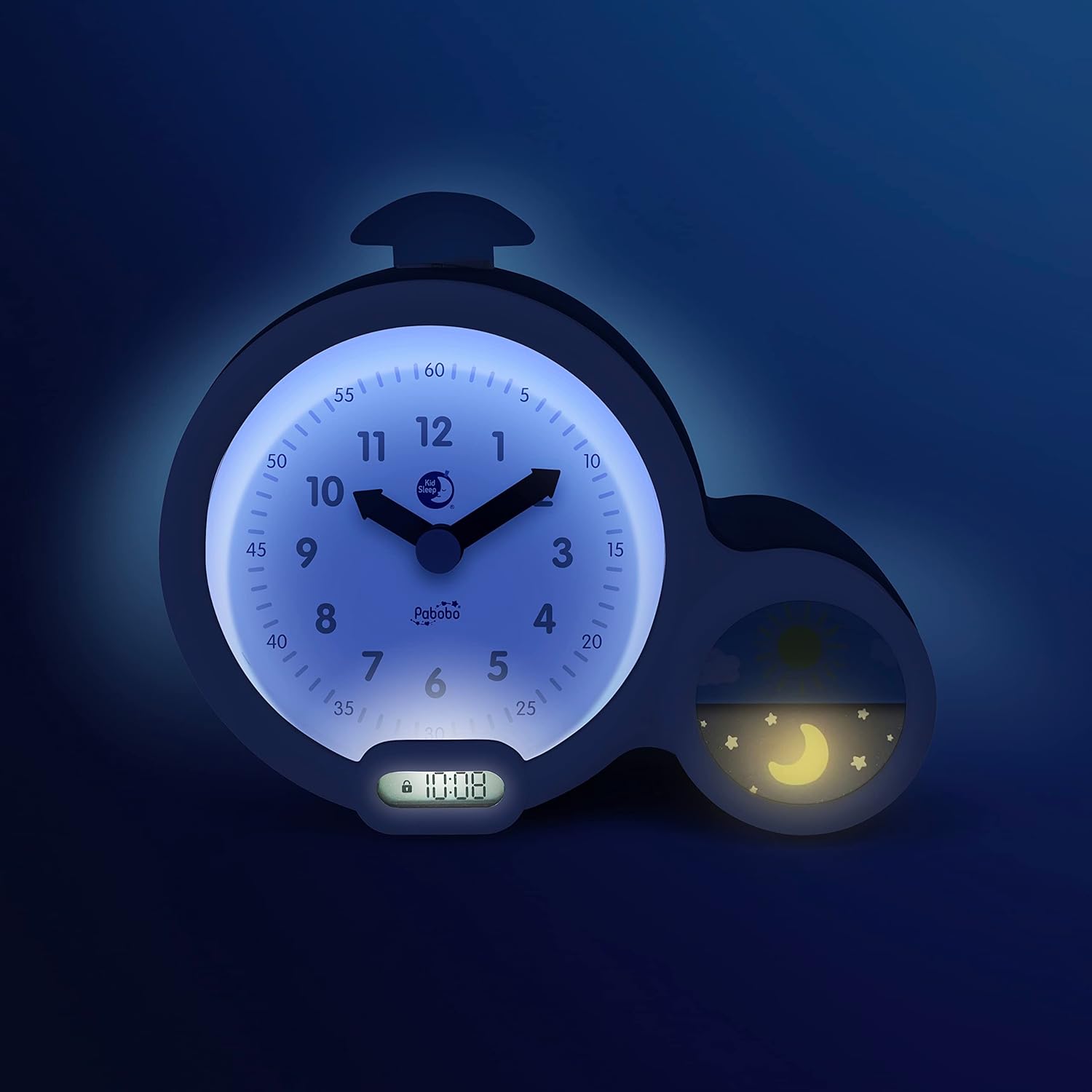 Sveglia educativa analogica e digitale giorno-notte per bambini Clock +5 anni
