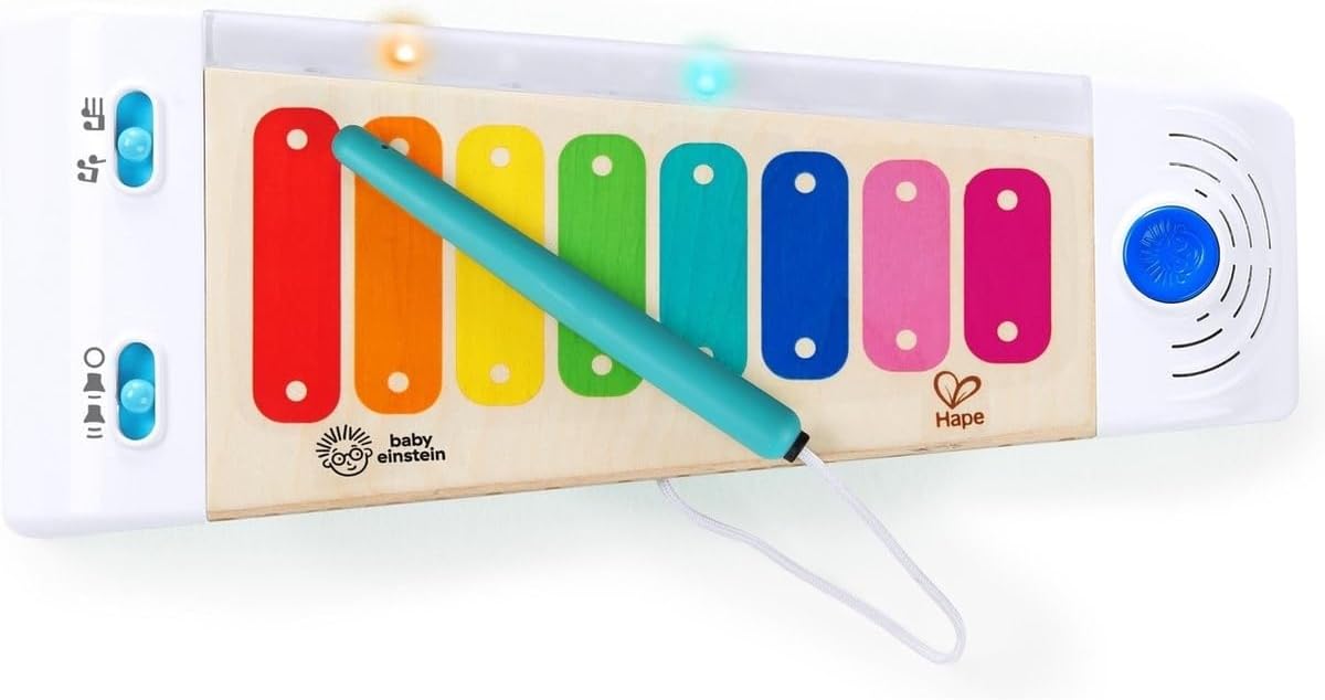 Baby Einstein Magic Touch Xylophone Wooden Musical Toy with Lights, Ages 12 months +
