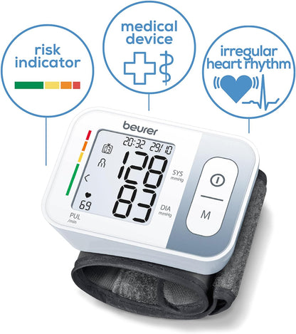 Beurer - Bc 28 Wrist Blood Pressure Monitor - 5 Years Warranty