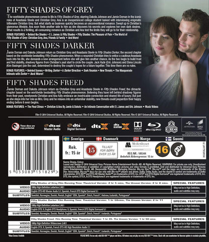Fifty Shades Trilogy Box Set (Blu-Ray