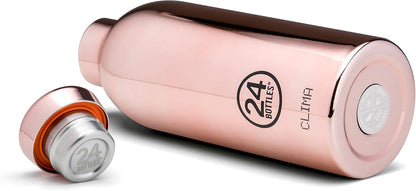 24BOTTLES Clima Bottle 330 ml Rose Gold Bottle, Adults Unisex, Multicoloured (Multicoloured), 330 ml