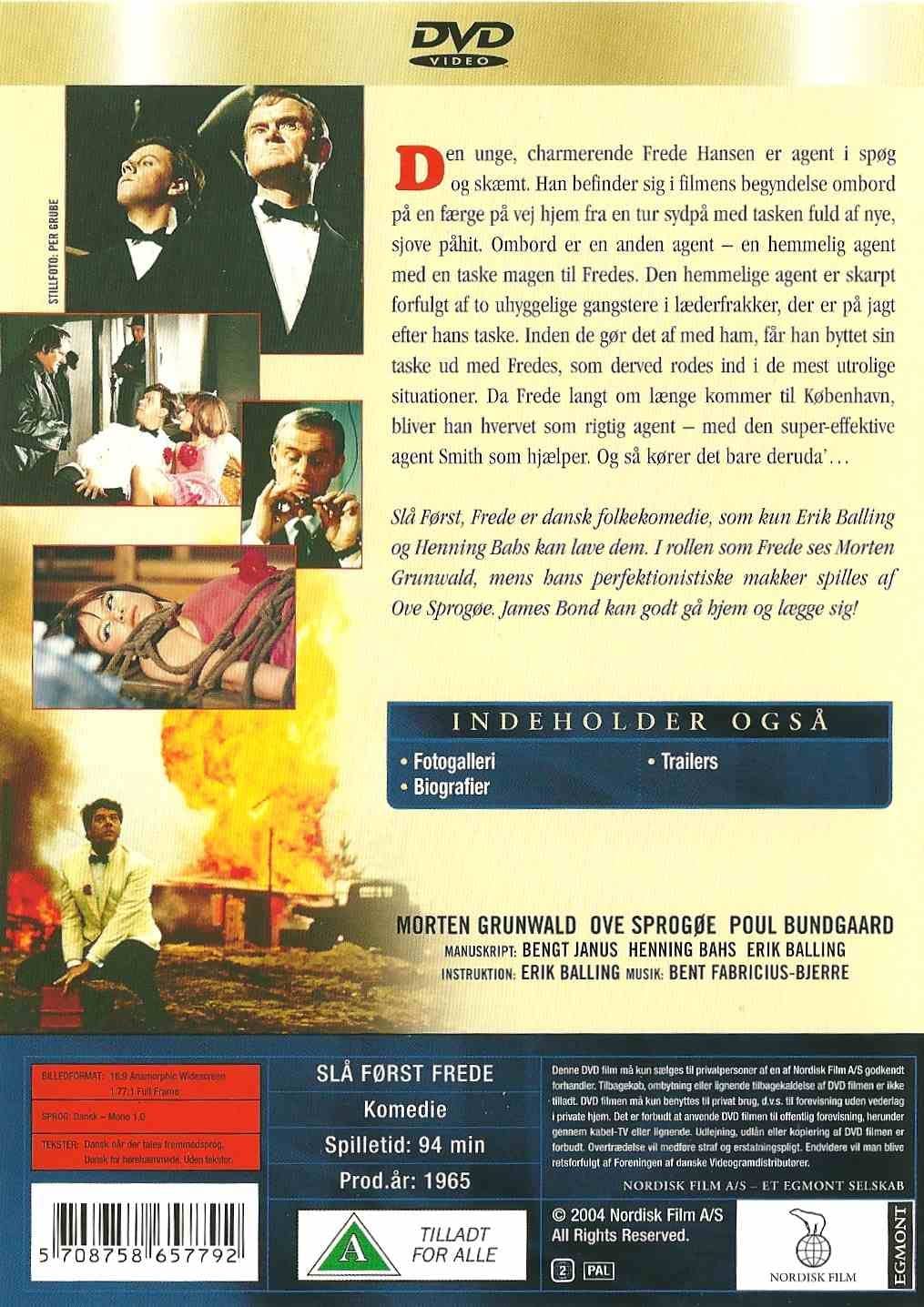 Slå Først, Frede! - Dvd