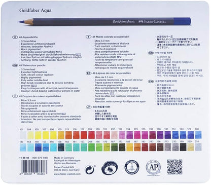 Faber-Castell - Goldfaber akvarel tin, 48 pc (114648
