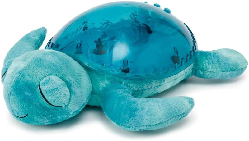 Cloud b Ocean Projector Nightlight with White Noise Soothing Sounds | Adjustable Settings and Auto-Shutoff | Tranquil Turtle - Aqua