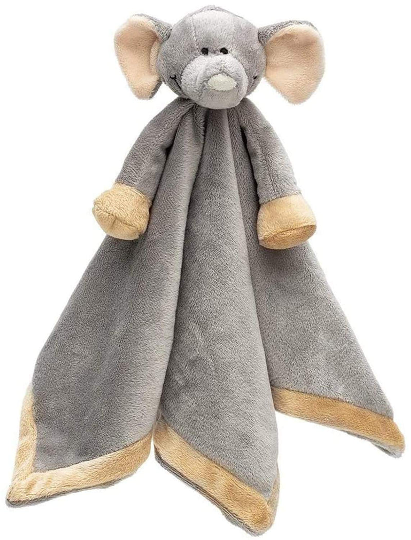 Teddykompaniet Båstad 14874 Baby Comforter Toy Blanket Elephant Diinglisar Grey - Baby Security Blanket - Soother Stuffed Plush Animal Blankies for Newborn and Toddler, Girl and Boy