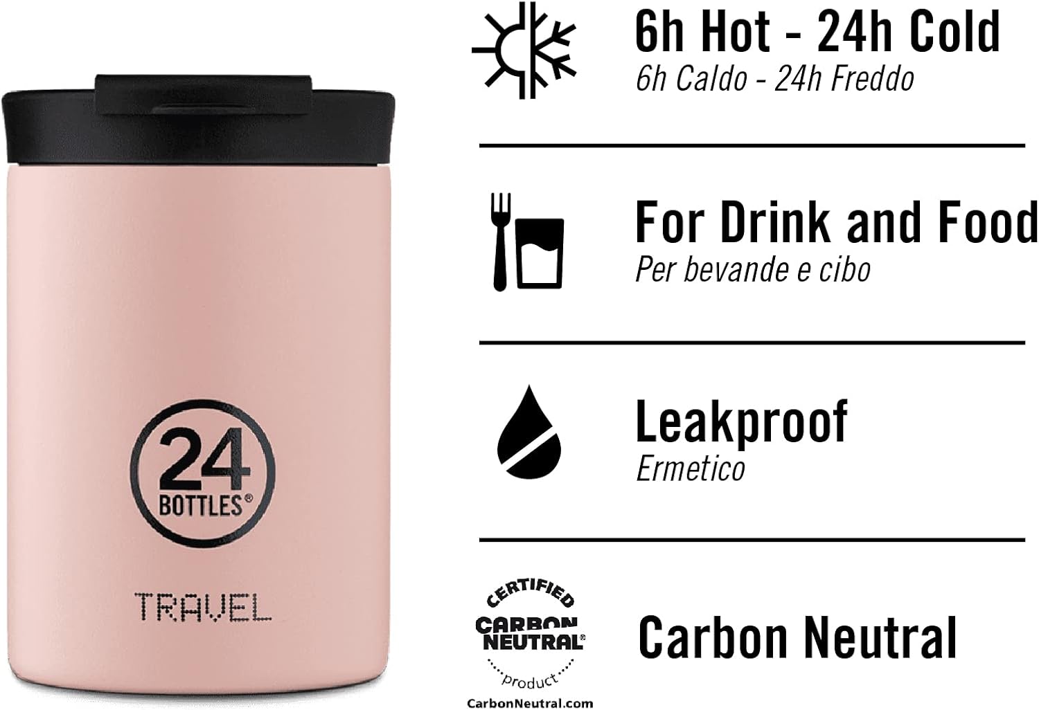 24 Bottles - Travel Tumbler 0,35 L - Atlantic Bay (24B605