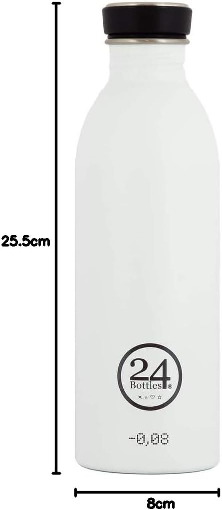 24BOTTLES 1 LT Urban Steel Bottiglia Acciaio Extra LEGGERA