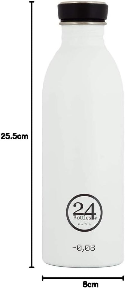 24BOTTLES 1 LT Urban Steel Bottiglia Acciaio Extra LEGGERA