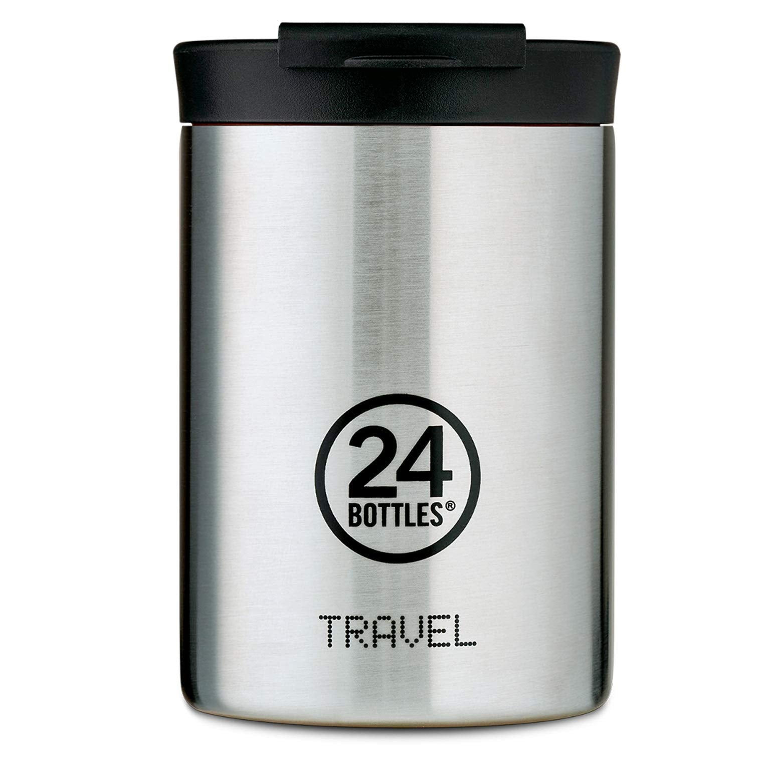 24Bottles Travel Tumbler Travel and Office Thermal Mug 350 ml/600 ml, 100% Airtight for Coffee and Tea (6 Hours Hot 12 Hours Cold), Ecological Stainless Steel Water Bottles with Italian Design