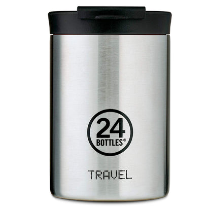 24Bottles Travel Tumbler Travel and Office Thermal Mug 350 ml/600 ml, 100% Airtight for Coffee and Tea (6 Hours Hot 12 Hours Cold), Ecological Stainless Steel Water Bottles with Italian Design