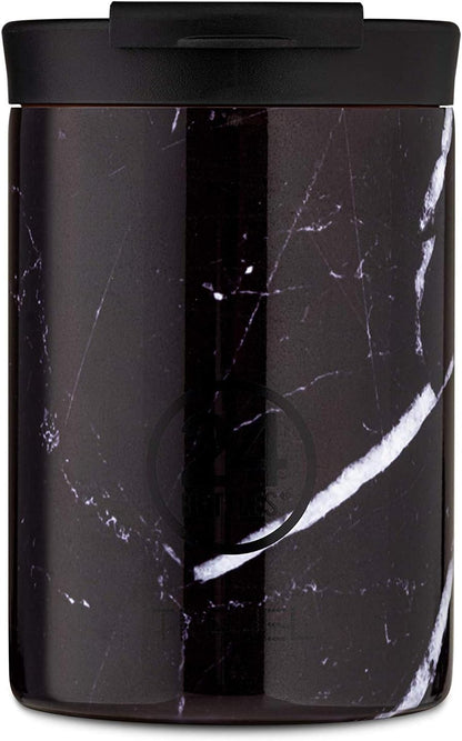 24 Bottles - Travel Tumbler 0,35 L - Black Marble (24B610)