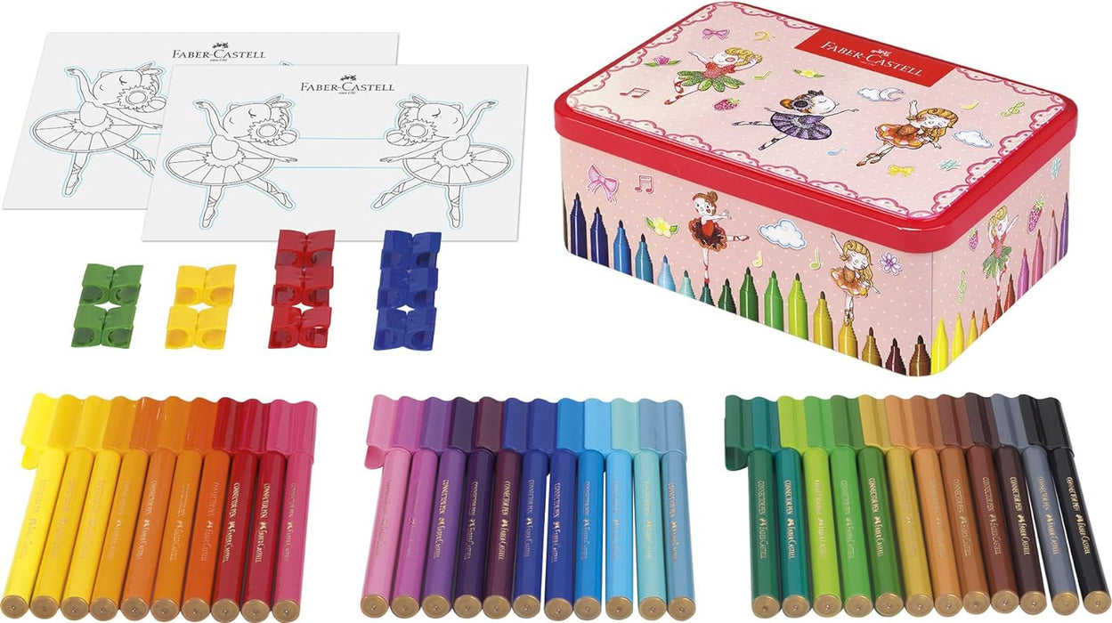Faber-Castell - Connector Fibre-tip Pen - Ballerina Box, 33 pcs. (155534