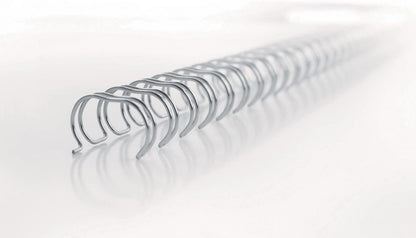 GBC WireBind Binding Wires, 8 mm, 70 Sheet Capacity, A4, Silver, Pack of 100, RG810597
