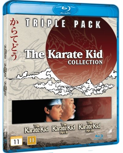 Karate Kid 1-3 Box Set Collection  Blu Ray - Plays on All Blu Ray Players