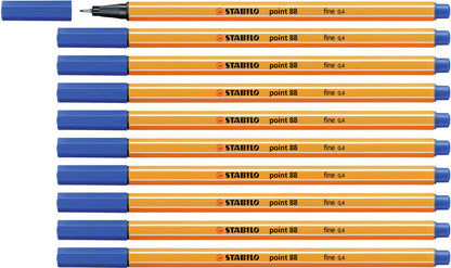 Fineliner - STABILO point 88 - Pack of 10