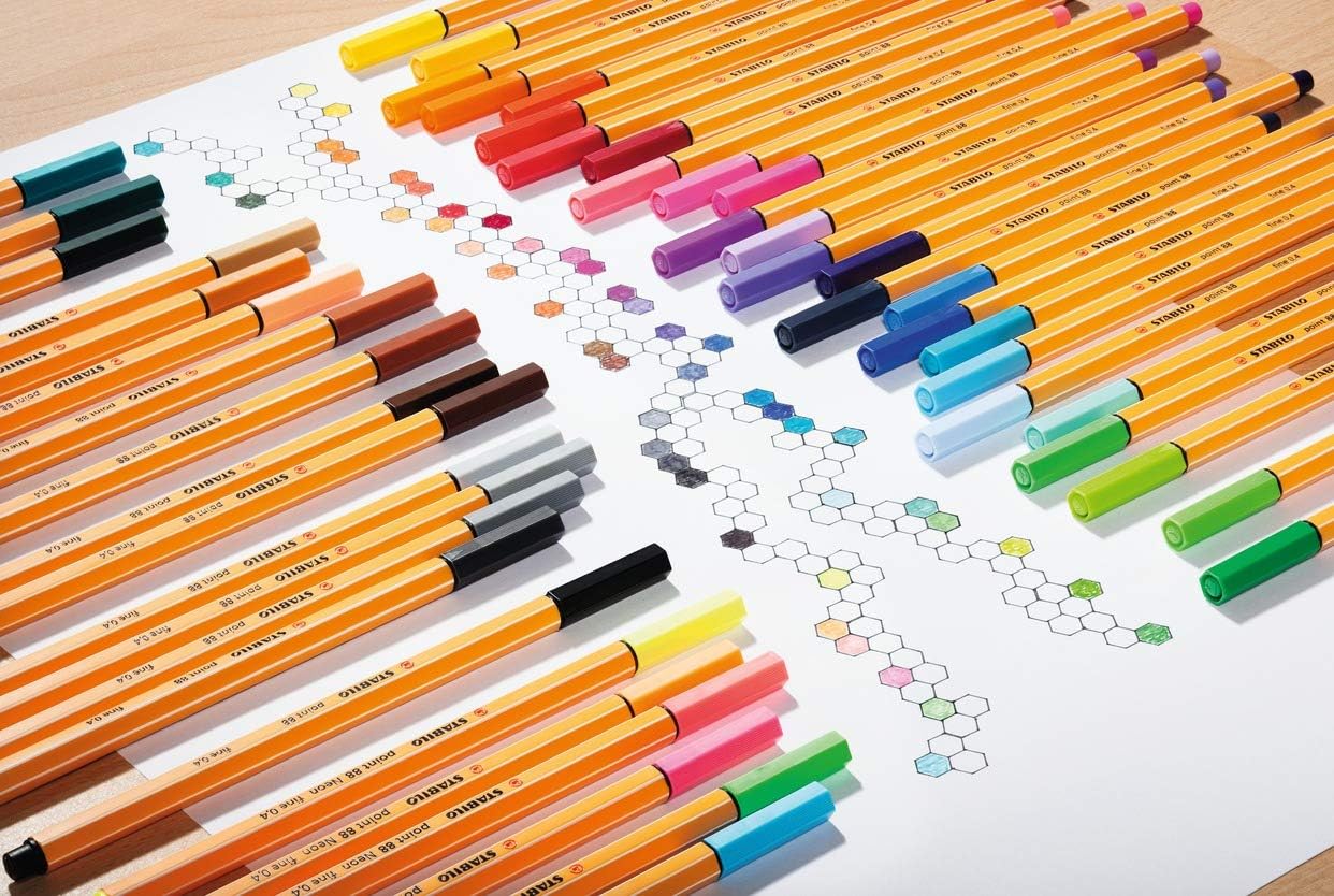 Fineliner - STABILO point 88 - Pack of 10